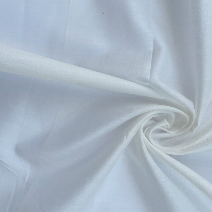 Luxury Lawn - White Centre Fabrics 