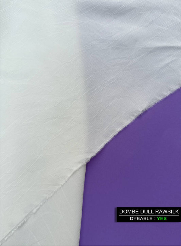 Dombe Dull Raw Silk Width 48 Inches