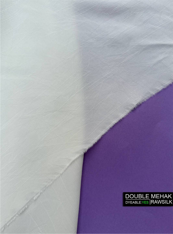 Double mehak Raw SIlk
