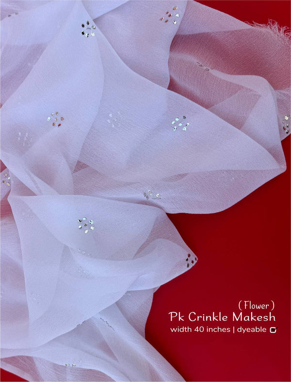 Pk Crinkle Chiffon Makesh FLOWER