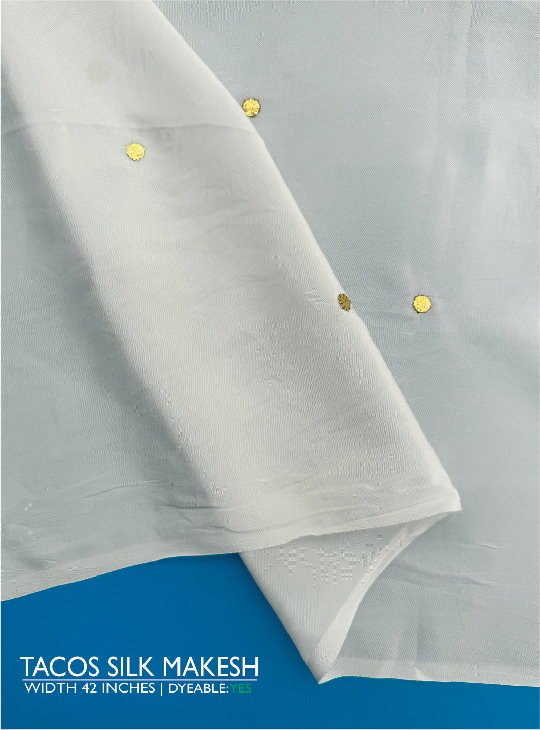 TACOS SILK GRIP MAKESH N0 8 GOLDEN – White Centre Fabrics