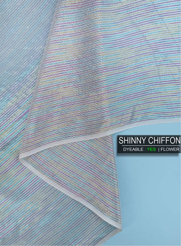 Shinny Chiffon Rainbow