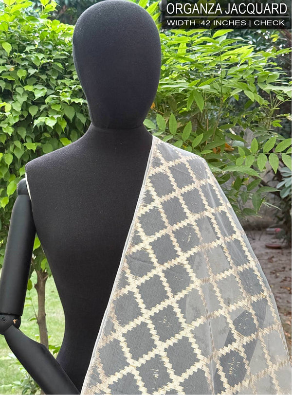 Organza Jacquard (Check Design)