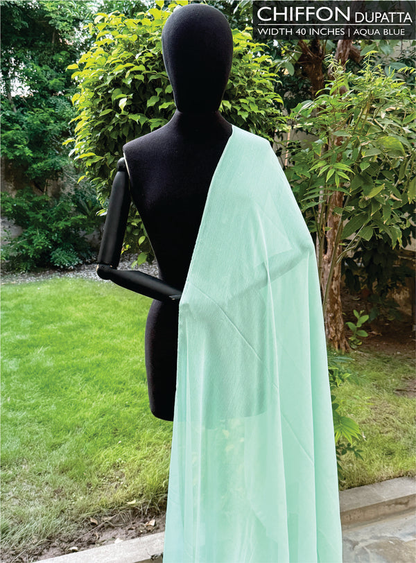 Chiffon Dupatta - (Colored)