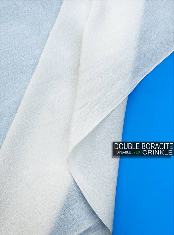 Double Boracite Crinkle Chiffon
