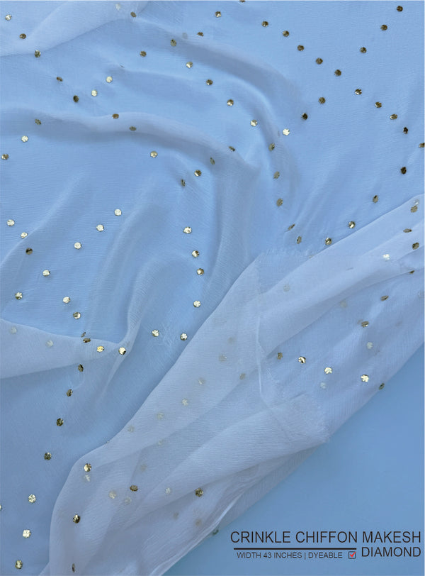 PK CRINKLE CHIFFON MAKESH DAIMOND