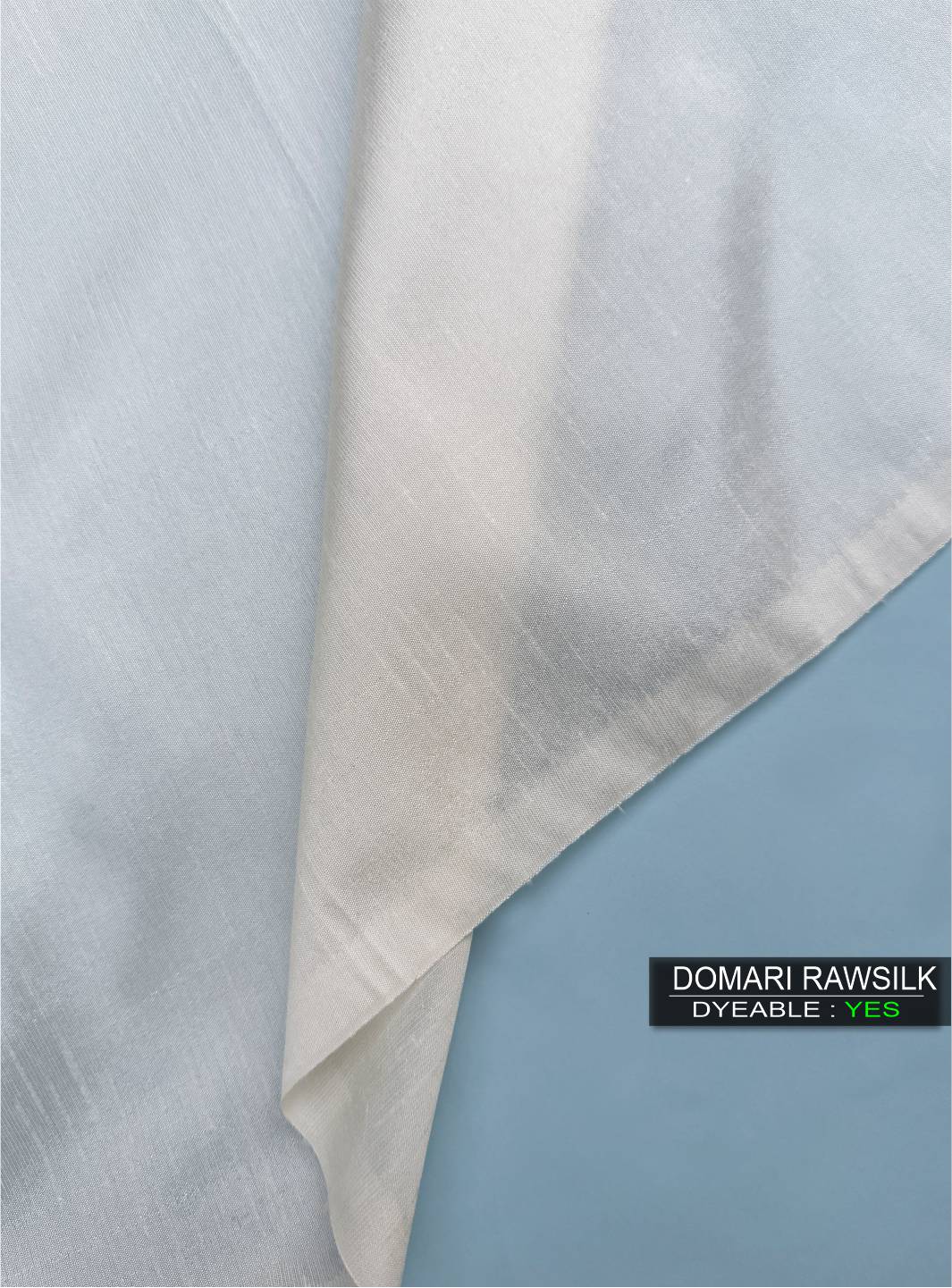 DOMARI RAW SILK – White Centre Fabrics