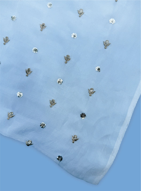 SEQUINS AMUR SILK - (ALL OVER)