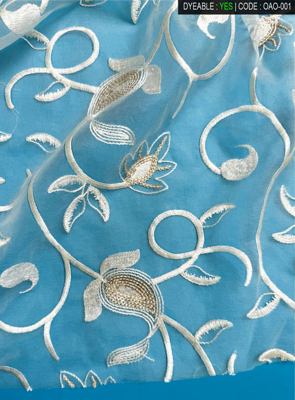 Embroidered Organza (All Over)