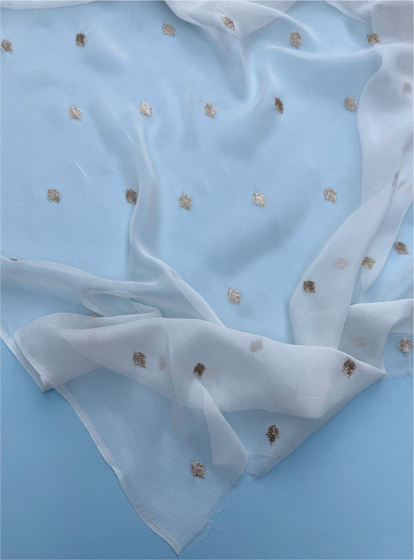 SEQUINS CRINKLE CHIFFON - (ALL OVER)