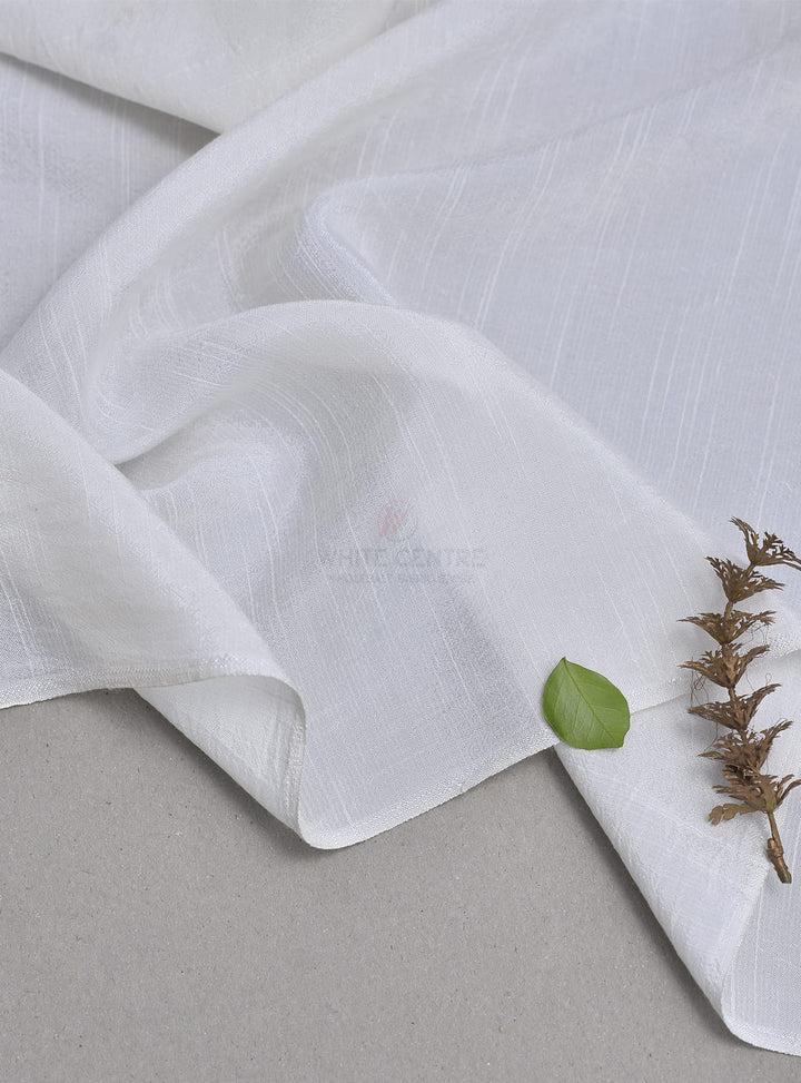 Smokin Raw Silk - White Centre Fabrics 