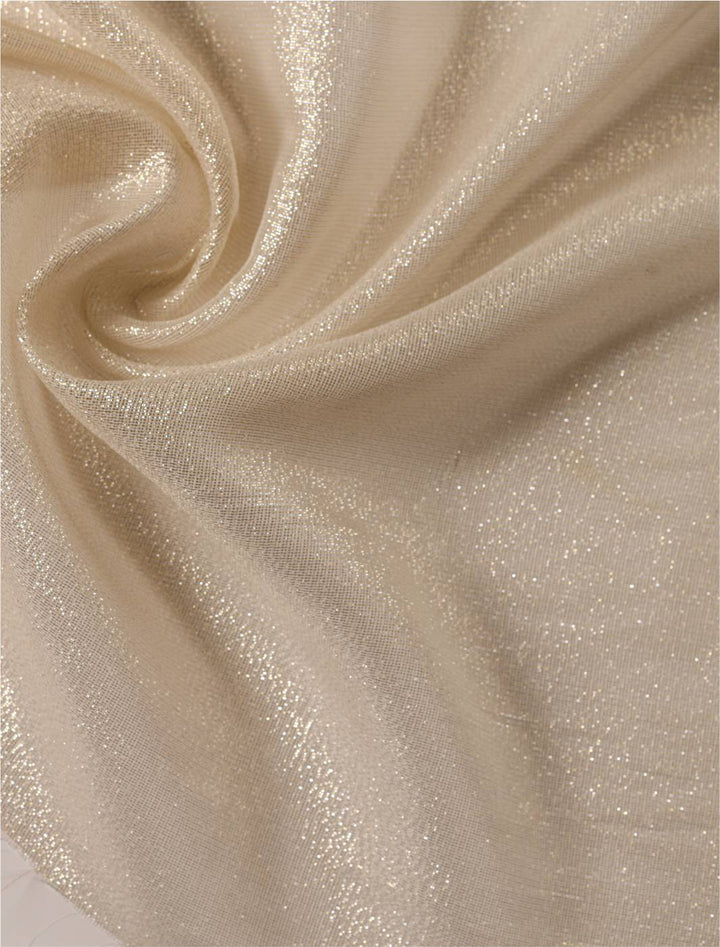 Myra Shimmri Chiffon - White Centre Fabrics 