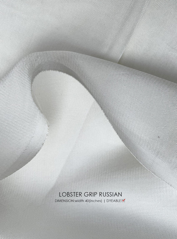 Lobster Grip Russian - White Centre Fabrics 