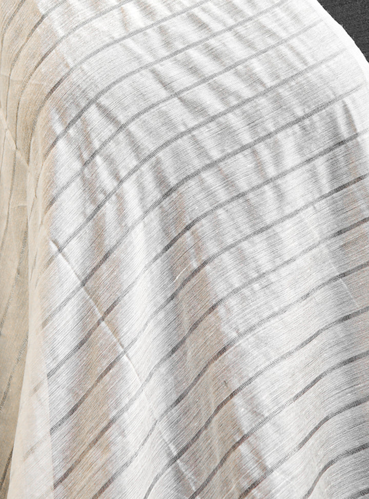 Silver Cotton Jacqaurd New - White Centre Fabrics 