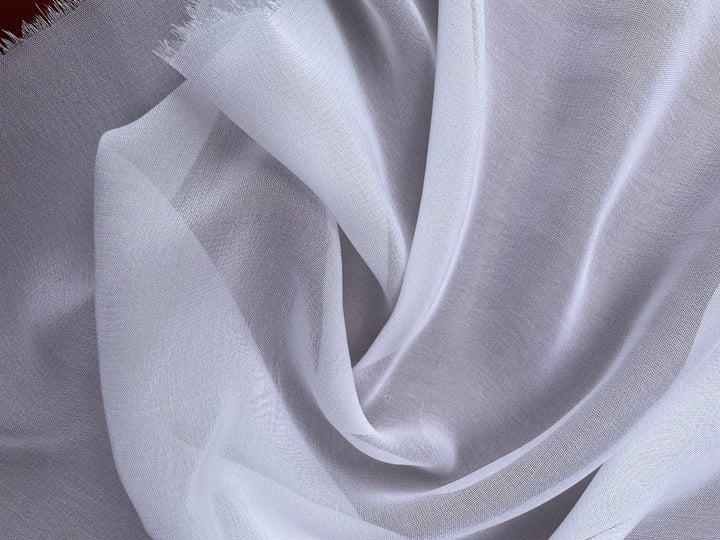 Sada Bahaar Chiffon - White Centre Fabrics 