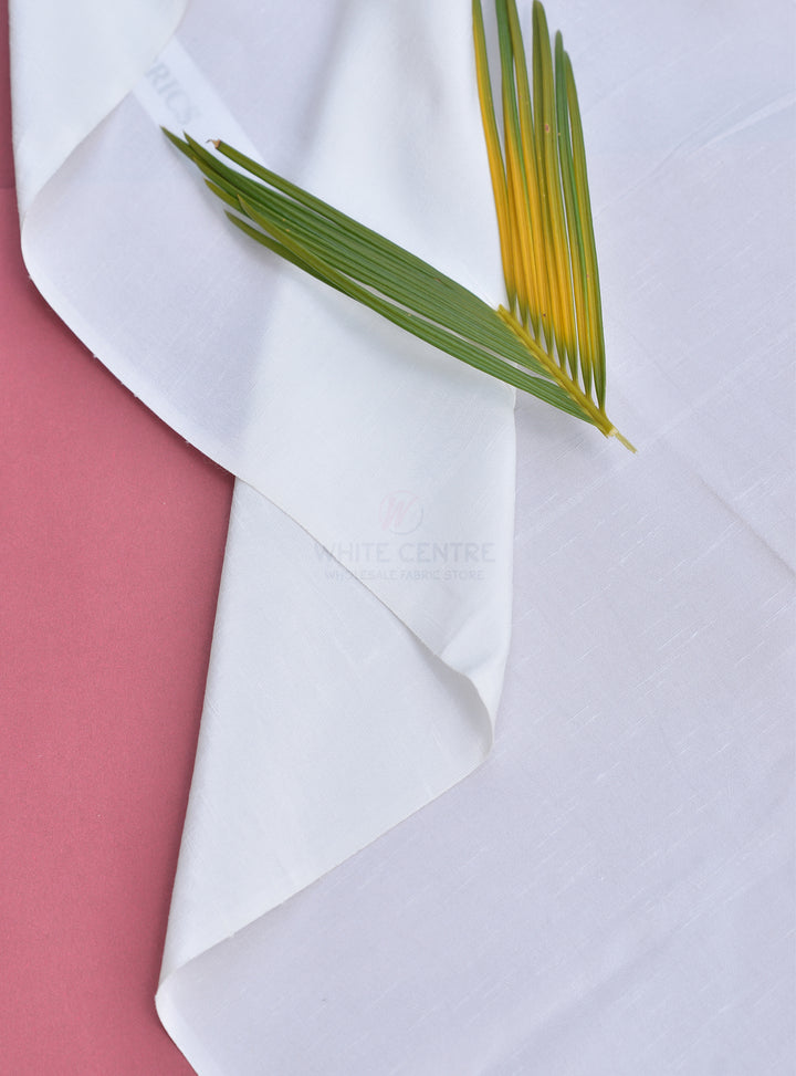 Korean  Raw Silk Width 40" Inches - White Centre Fabrics 