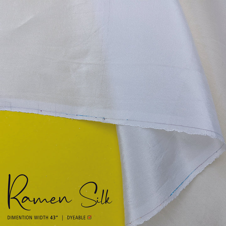 Ramen Silk - White Centre Fabrics 