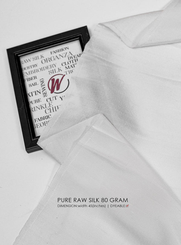 Pure Raw Silk 80 Gram
