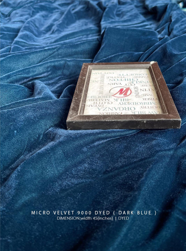 Micro Velvet 9000 Dyed ( Dark Blue )