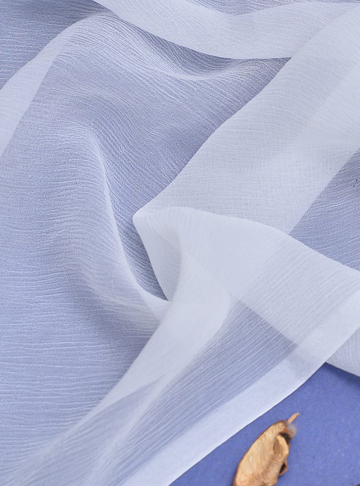 Ruby Crinkle Chiffon Width 36-37" - White Centre Fabrics 