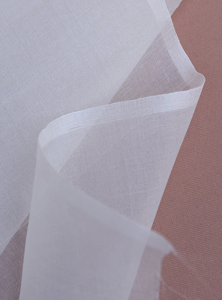 Sandalwood Pure Organza - White Centre Fabrics 