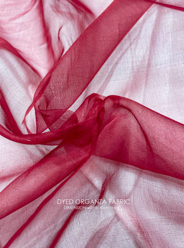 Dyed Organza Fabric