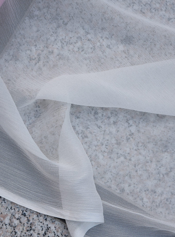 Beryl Crinkle Chiffon Width 45" - White Centre Fabrics 