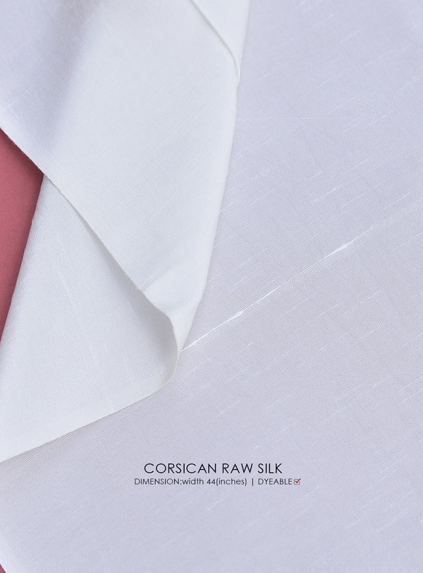 Corsican Raw Silk Width 44 Inches