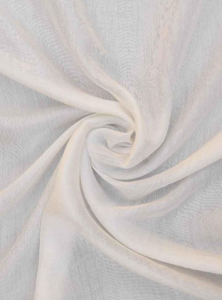 Bali Resham Silk Cotton Slip - White Centre Fabrics 