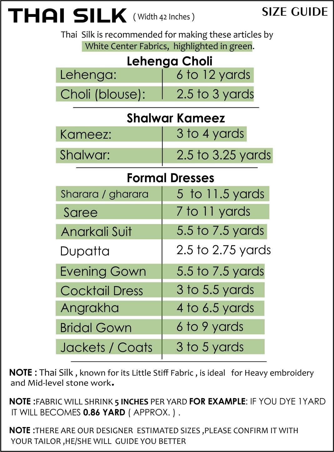 Size Guide