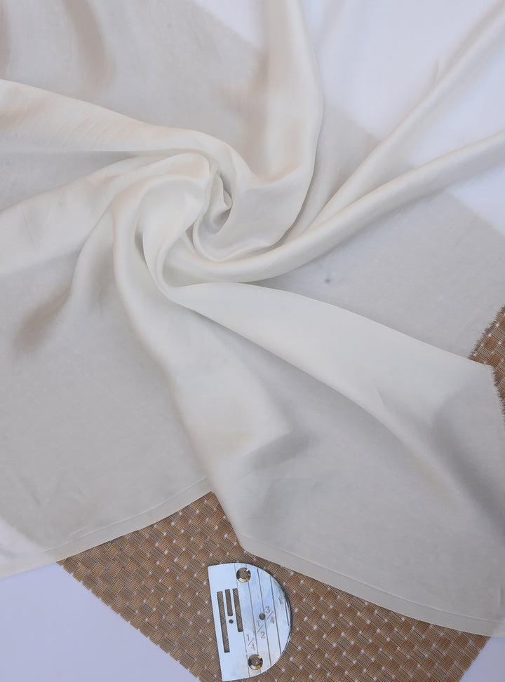 Imported Satin Silk - White Centre Fabrics 