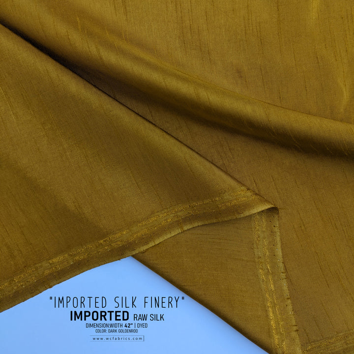 Dyed Imported Raw Silk - White Centre Fabrics 